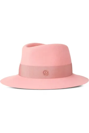 Le Mont St Michel Andre fedora-hat i uld med logoplade