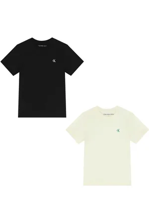 Calvin Klein T-shirt med monogramtryk (sæt i to dele)