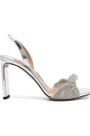 Aquazzura 95 mm Scintilla Crystal sandaler
