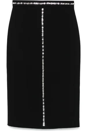 Nº21 Kort nederdel med glaskrystal-detalje