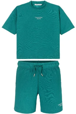 Calvin Klein Ottoman T-shirt og shorts med afslappet pasform