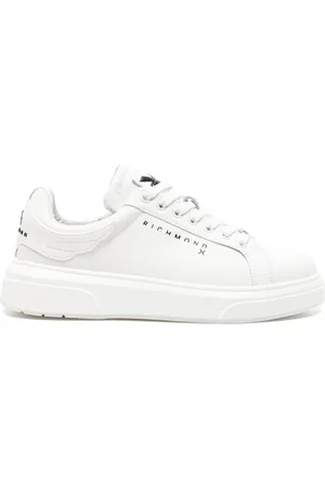 John Richmond Sneakers i læder med logotryk