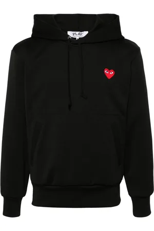 Comme des Garçons Hættetrøje med hjertetryk