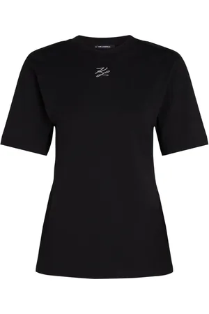 Karl Lagerfeld KL Studio T-shirt i kraftig bomuld
