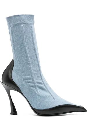 MUGLER 95 mm denimstøvler