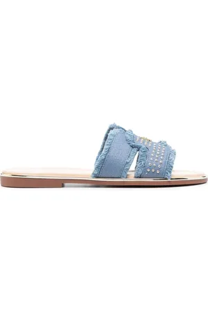 Liu Jo Flade sandaler i denim