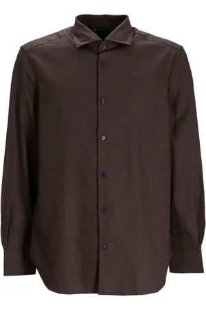 Emporio Armani Skjorte med jacquard-logo
