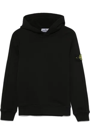 Stone Island Hættetrøje med kompasmærke og logo