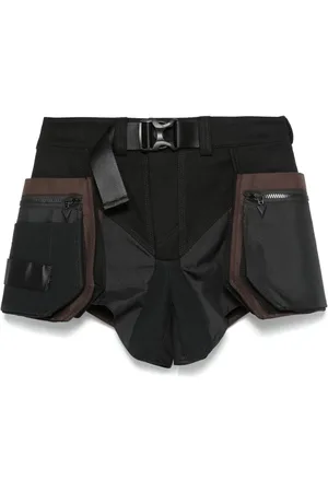 MUGLER Cargo-shorts i teknisk stof