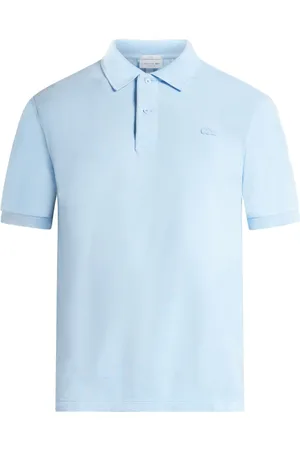 Lacoste Polo med logo-applikatiæon