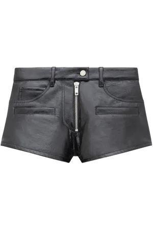 Courrèges Shorts i grynet tekstur mini
