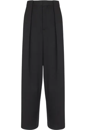 Balmain Grain de poudre-bukser med plisseringer