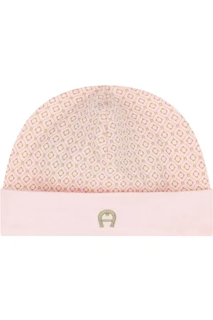 Aigner Strikket hat med broderet logo
