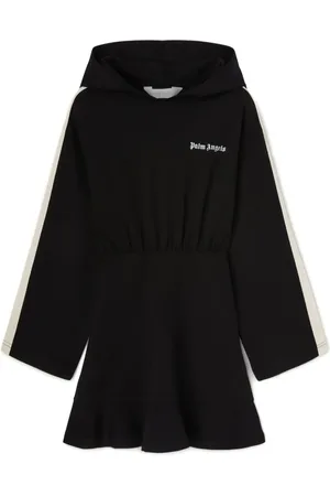 Palm Angels Hættetrøje-kjole med logotryk
