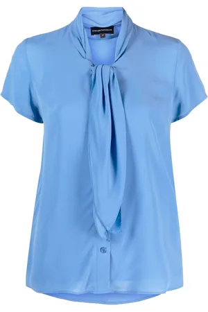 Emporio Armani Kortærmet T-shirt med bindedetalje