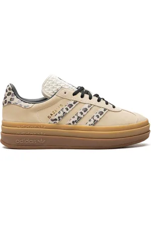 adidas Gazelle Bold "Creme Leopard" sneakers