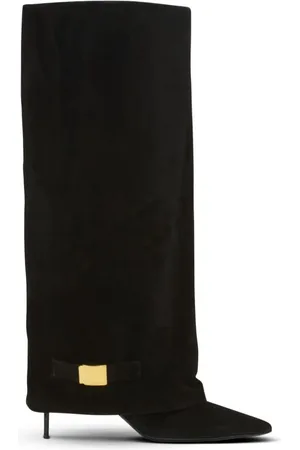 Balmain 95 mm støvler med gaiter-effekt