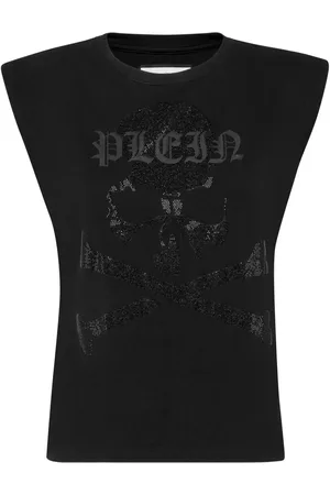Philipp Plein Tanktop med dødningehoved-udsmykning