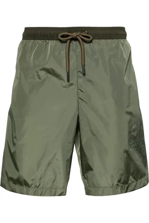 Moncler Badeshorts med løbesnor og logotryk