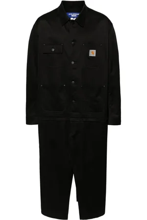 JUNYA WATANABE X Carhartt lang frakke med kontrastfarvet krave