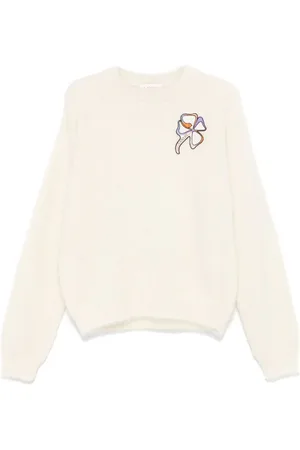 Lanvin Sweater med kløvermærke