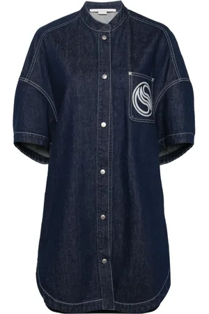 Stella McCartney Denimkjole med S-bølge