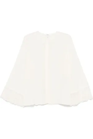 Chloé Bluse i crepe-de-chine uden krave
