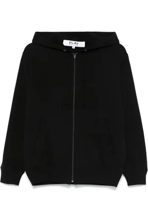 Comme des Garçons Hættetrøje med signatur hjertemærke