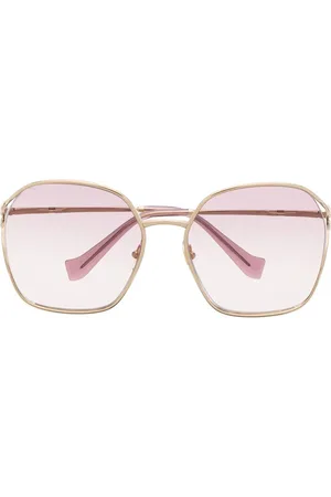 Miu Miu Oversize solbriller med firkantet stel