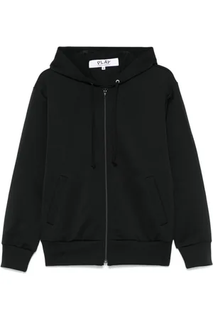 Comme des Garçons Hættetrøje med signatur hjertemærke