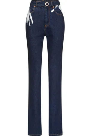 AREA Jeans med lige ben og håndtryk