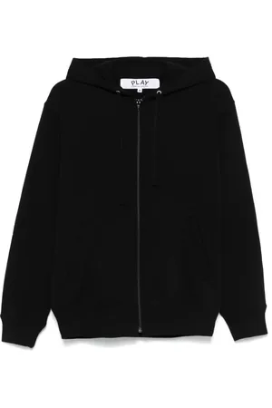 Comme des Garçons Hættetrøje med signatur hjertemærke
