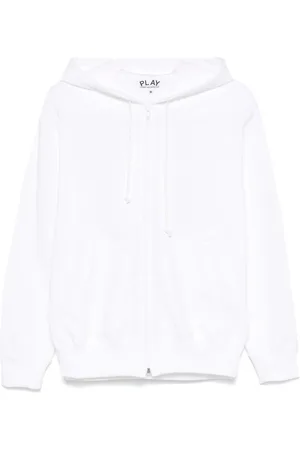 Comme des Garçons Hættetrøje med signatur hjertemærke