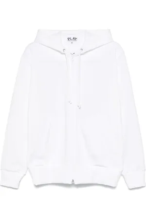 Comme des Garçons Hættetrøje med signatur hjertemærke