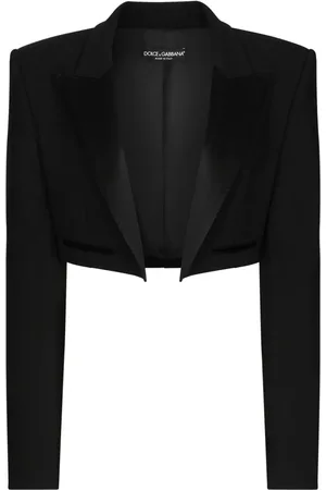Dolce & Gabbana Cropped dobbeltradet jakke