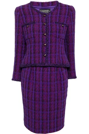 CHANEL Tweed-jakkesæt fra 1995