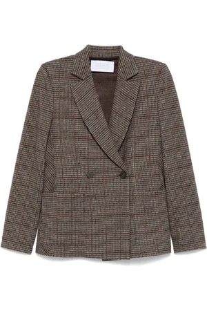 Harris Wharf London Houndstooth-mønstret blazer