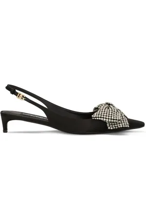 Dolce & Gabbana 40 mm slingback-pumps med sløjfedetalje