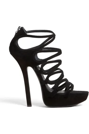 Dsquared2 110 mm Deanday plateausandaler i ruskind