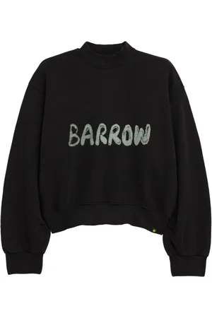 BARROW Cropped sweatshirt med logotryk