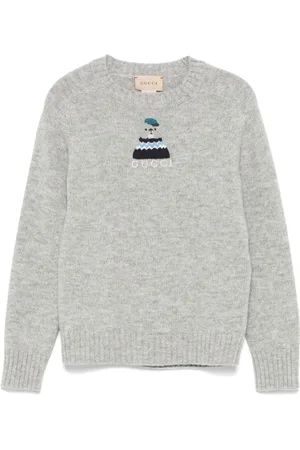 Gucci Sweater med hundebroderi