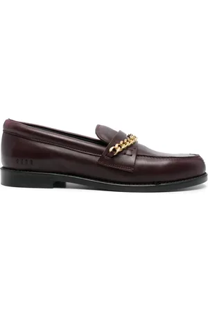 Golden Goose Loafers i læder med kædedetalje
