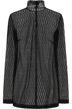 Dolce & Gabbana Bluse med høj hals
