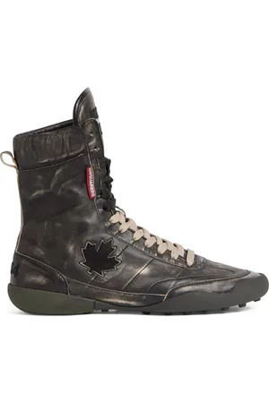 Dsquared2 High-top sneakers med slitageeffekt
