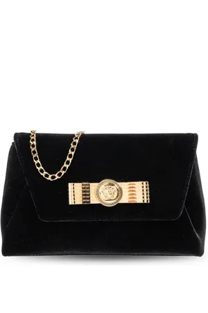 VERSACE Medusa Head skuldertaske i fløjl