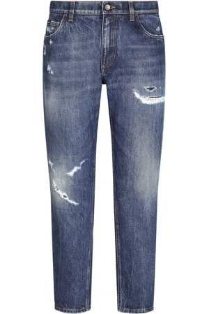 Dolce & Gabbana Ribbede jeans med lige ben