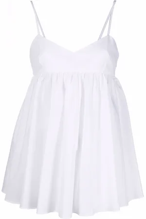 Aspesi Peplum-top med spaghettistropper