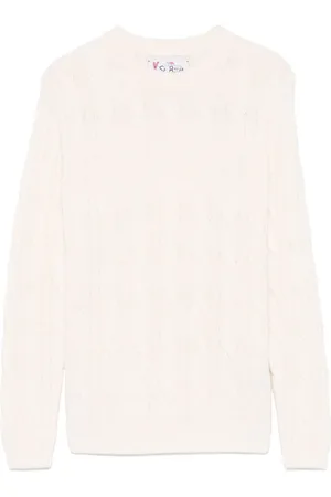 MC2 SAINT BARTH Sweater med logo i jacquard