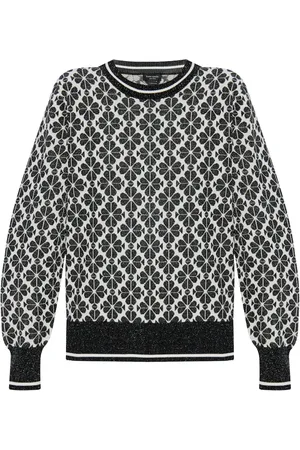 Kate Spade Sweatshirt med rund hals og monogram-mønster