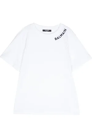 Balmain T-shirt med logobroderi